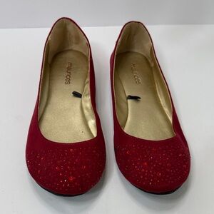 Maurices Sparkling Red Flats
